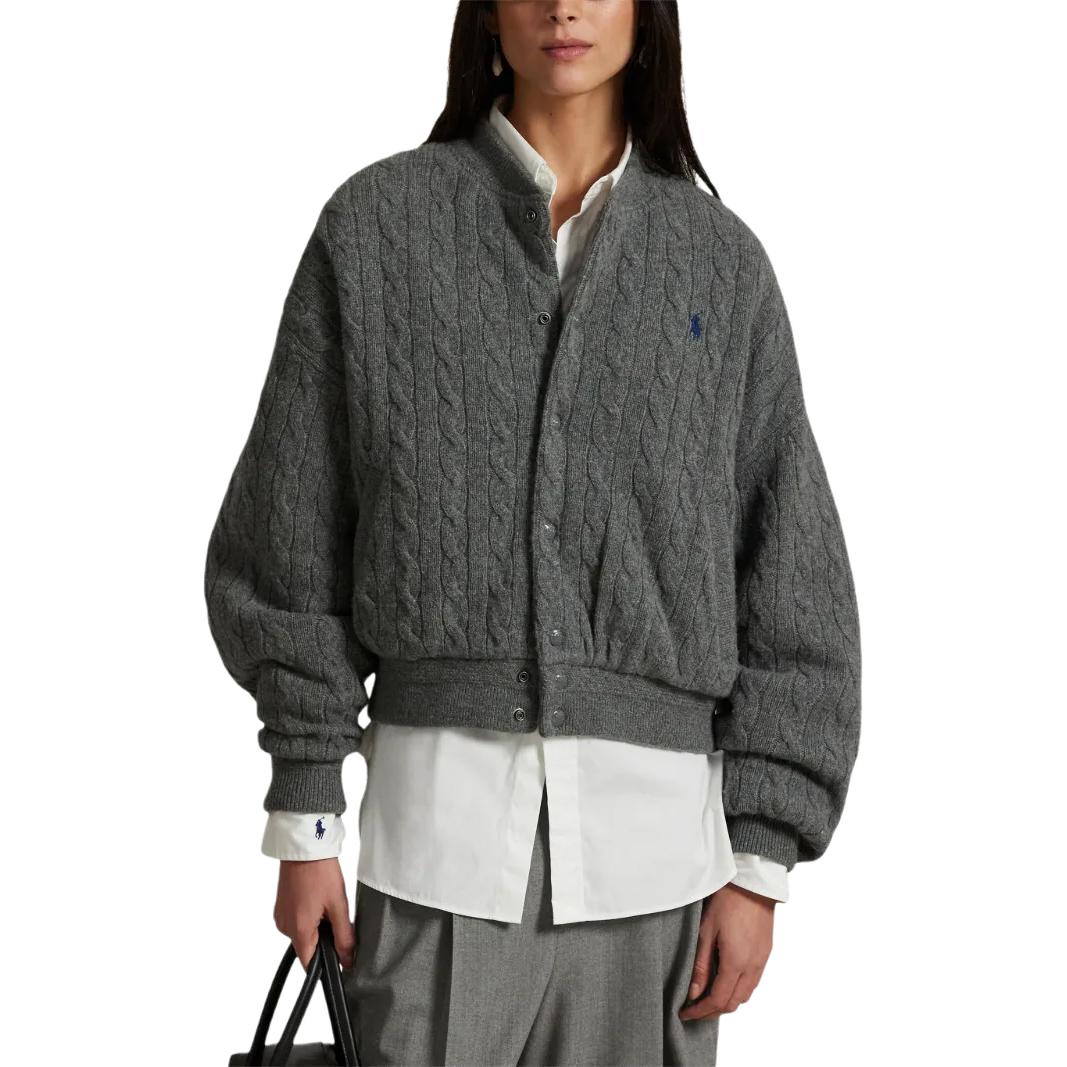 Shop (W) Polo Ralph Lauren SS25 粗针织飞行员夹克 211966122-001