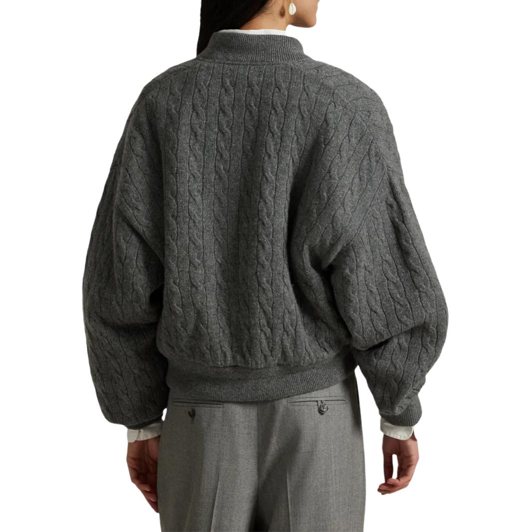 Purchase (W) Polo Ralph Lauren SS25 粗针织飞行员夹克 211966122-001