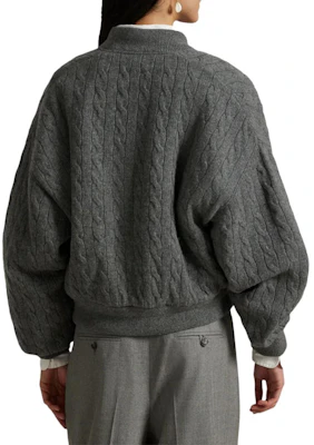 (W) Polo Ralph Lauren SS25 粗针织飞行员夹克 211966122-001 Purchase (W) Polo Ralph Lauren SS25 粗针织飞行员夹克 211966122-001