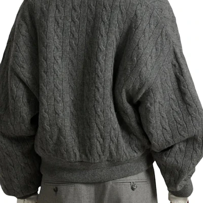 (W) Polo Ralph Lauren SS25 粗针织飞行员夹克 211966122-001 Details for (W) Polo Ralph Lauren SS25 粗针织飞行员夹克 211966122-001