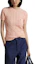 Buy (W) Polo Ralph Lauren SS25 Suéter Ajustado Manga Corta Mujer Rosa Claro Cableado 211895379017