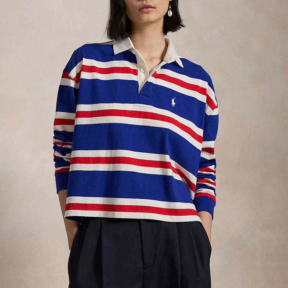 (Women) Polo Ralph Lauren SS25 Cotton Knit Relaxed Sweatshirt Women Multicolor WMPOKNIN1J20037-999 圖 4