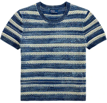 (W) Polo Ralph Lauren 蓝色条纹圆领短袖毛衣 WMPOSWENC021231999 Order (W) Polo Ralph Lauren 蓝色条纹圆领短袖毛衣 WMPOSWENC021231999