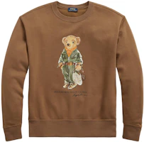 (Women) Polo Ralph Lauren Teddy Bear Logo Print Sweatshirt Women’s Brown 211898724-001 (Women) Polo Ralph Lauren Teddy Bear Logo Print Sweatshirt Women’s Brown 211898724-001