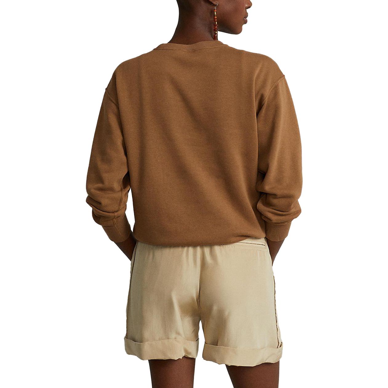 (Women) Polo Ralph Lauren Teddy Bear Logo Print Sweatshirt Women’s Brown 211898724-001 圖 4