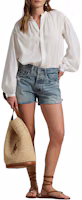 Shop (W) Polo Ralph Lauren 女裝水洗復古五袋牛仔短褲 藍色 211963529-001