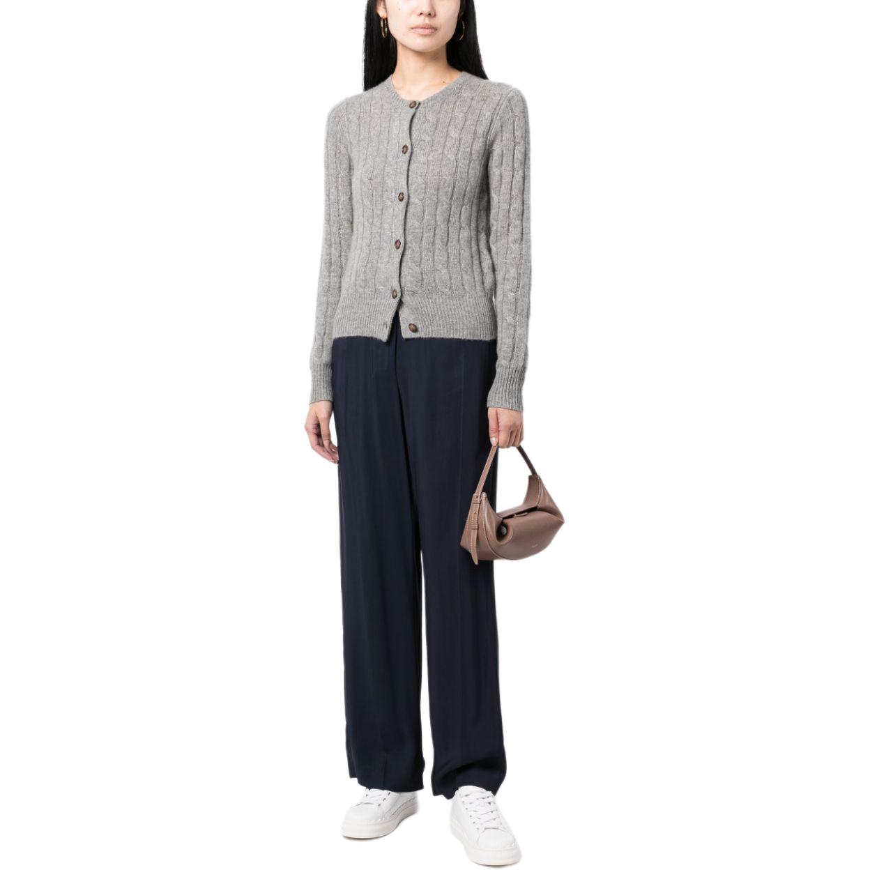 (Women) Polo Ralph Lauren Women’s Grey Solid Single-Breasted Knit Sweater. 211891617-003 圖 3