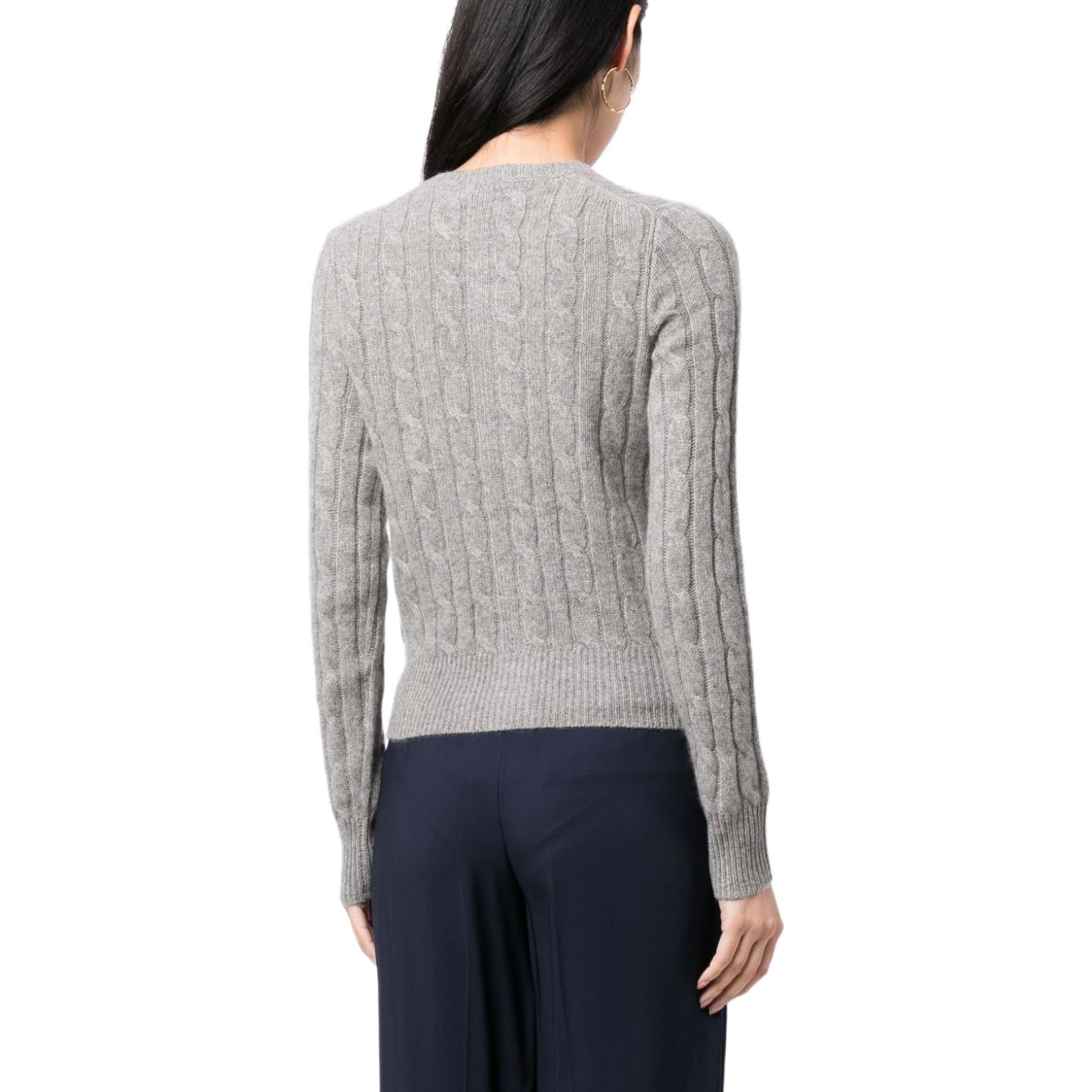 (Women) Polo Ralph Lauren Women’s Grey Solid Single-Breasted Knit Sweater. 211891617-003 圖 4