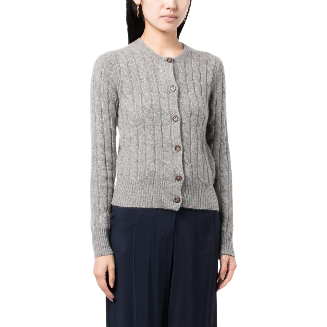 (Women) Polo Ralph Lauren Women’s Grey Solid Single-Breasted Knit Sweater. 211891617-003 圖 5