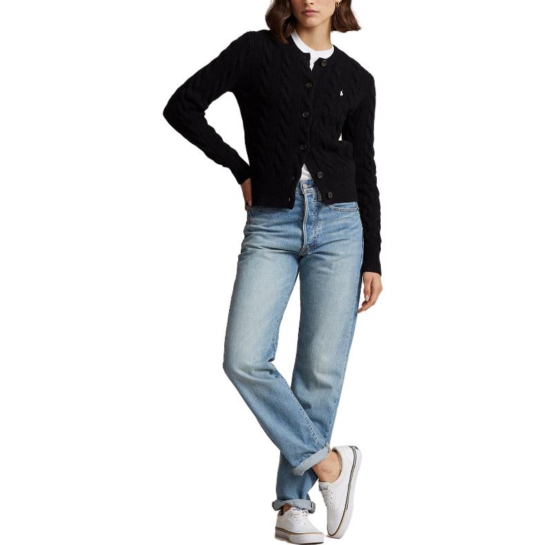 (Women) Polo Ralph Lauren Women’s Solid Logo Embroidered Long Sleeve Knit Cardigan. 211910443-010 圖 11