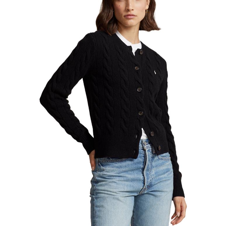 (Women) Polo Ralph Lauren Women’s Solid Logo Embroidered Long Sleeve Knit Cardigan. 211910443-010 圖 13
