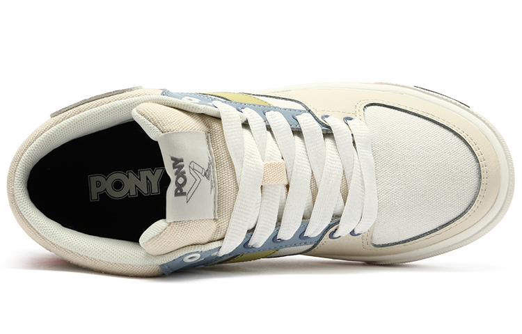 Lookbook Pony Atop 拼接休閒滑板鞋 女款 米色