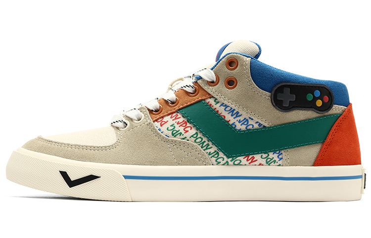 (W) PONY Atop Low 'Arcade Graffiti Beige'