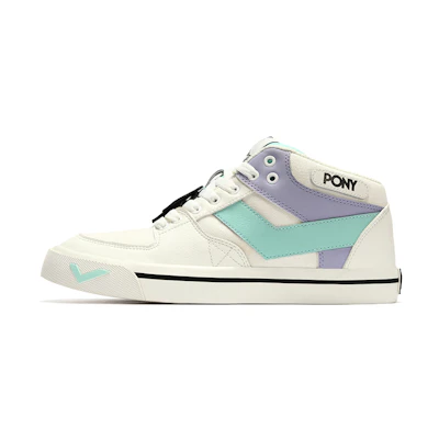 (W) PONY Atop Low 'White Blue Purple'