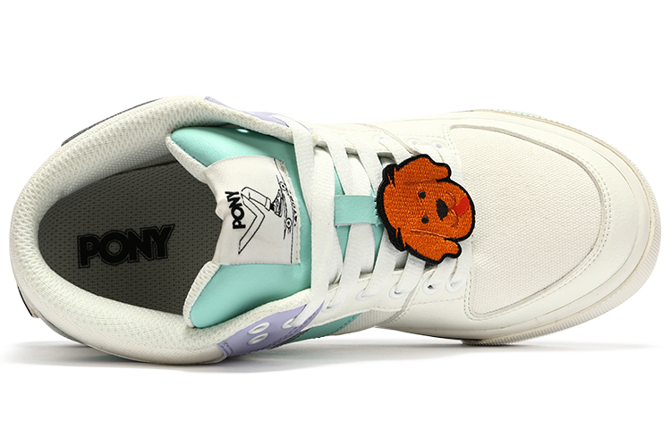 (W) PONY Atop Low 'White Blue Purple' 圖 4