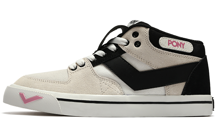 (Women) PONY Atop Mid-Top 'Beige Black' 21W1AT09BK