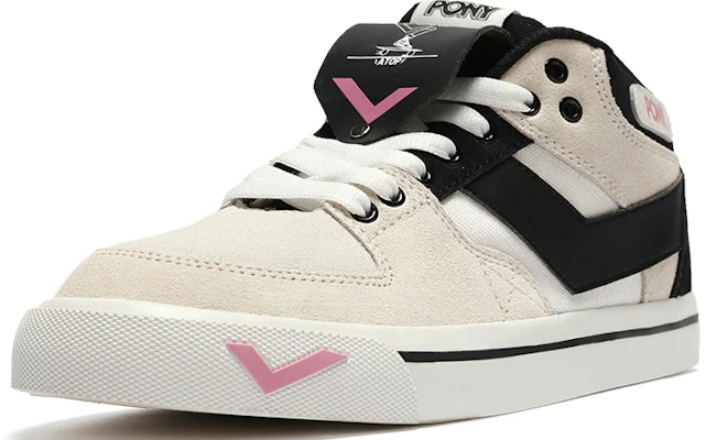 (W) PONY Atop Mid-Top 'Beige Hitam' 21W1AT09BK Order (W) PONY Atop Mid-Top 'Beige Hitam' 21W1AT09BK
