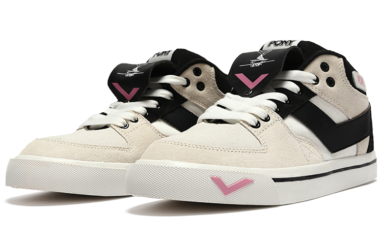 Lookbook (W) PONY Atop Mid-Top 'Beige Hitam' 21W1AT09BK