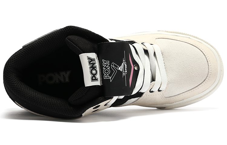 Shop (W) PONY Atop Mid-Top 'Beige Hitam' 21W1AT09BK