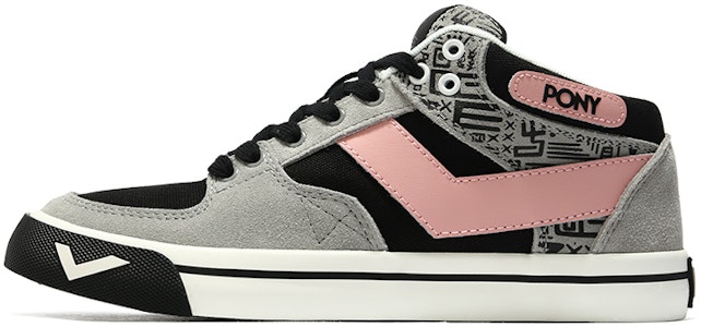 (W) PONY Atop 中帮'黑灰粉' 12W1AT12BK Buy (W) PONY Atop 中帮'黑灰粉' 12W1AT12BK