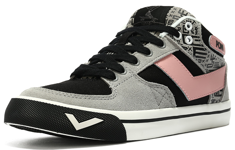 Order (W) PONY Atop Mid ''Zwart Grijs Roze'' 12W1AT12BK