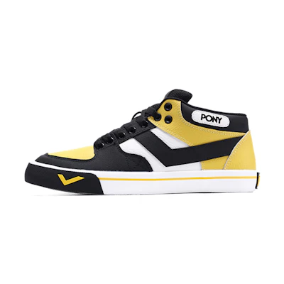 (W) PONY Atop Mid 'Black Yellow'