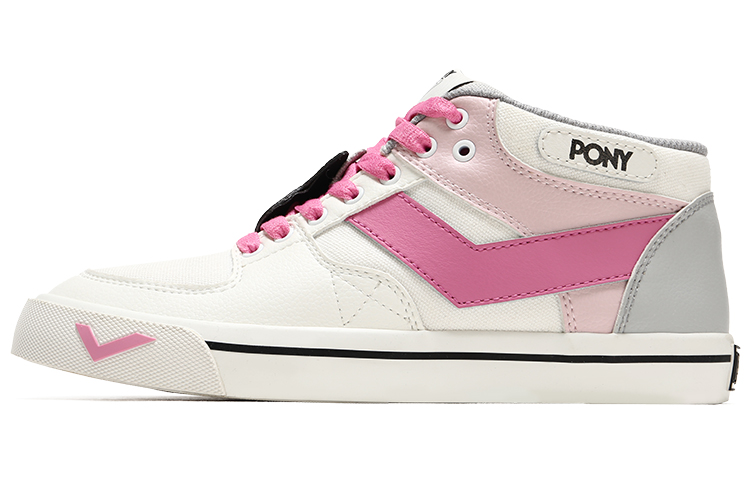 (W) PONY Atop Mid 'White Pink'