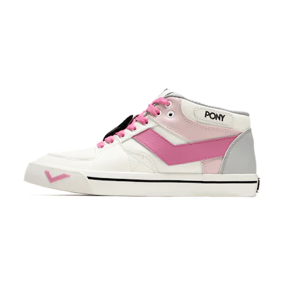 (W) PONY Atop Mid 'White Pink'