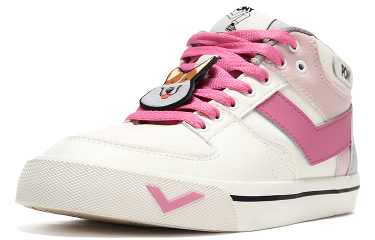 (W) PONY Atop Mid 'White Pink' 圖 2