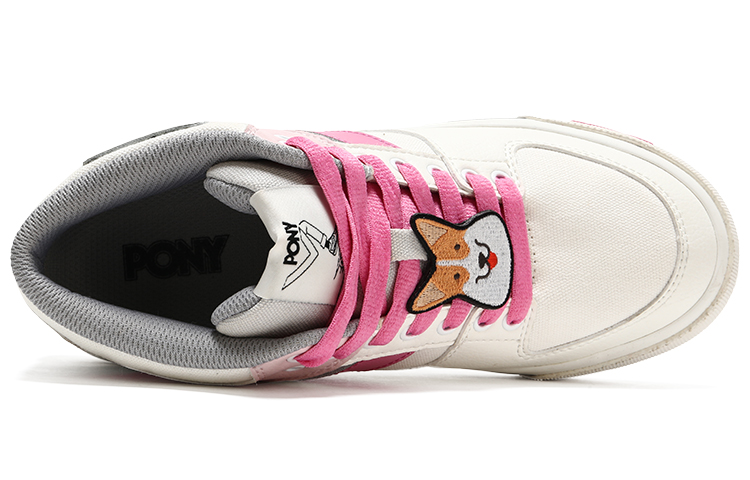 (W) PONY Atop Mid 'White Pink' 圖 4
