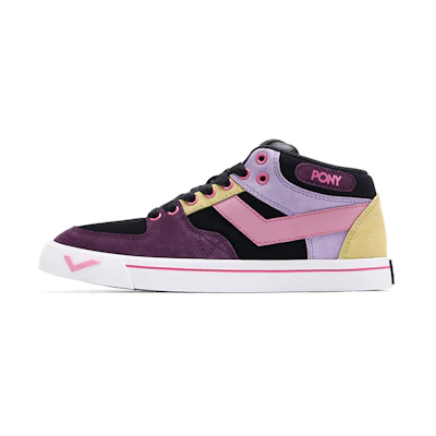 (W) PONY Atop Mid Skateboard 'Black Purple'