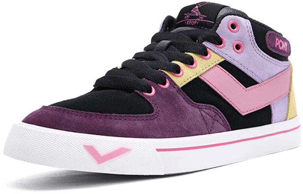 (W) PONY Atop Mid Skateboard ''Zwart Paars'' 03W1AT10PP Order (W) PONY Atop Mid Skateboard ''Zwart Paars'' 03W1AT10PP