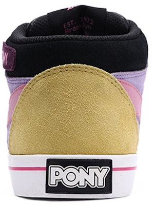 (W) PONY Atop Mid Skateboard 'Hitam Ungu' 03W1AT10PP Purchase (W) PONY Atop Mid Skateboard 'Hitam Ungu' 03W1AT10PP