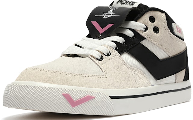 (Women) PONY Atop Mid-Top 'Beige Black' 21W1AT09BK Order (Women) PONY Atop Mid-Top 'Beige Black' 21W1AT09BK
