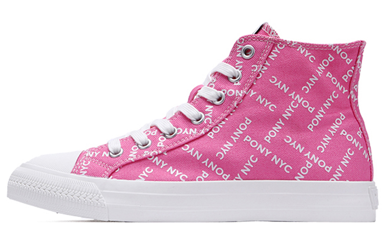 (Women) PONY Canvas High-Top 'Pink' 03W1SH02PK