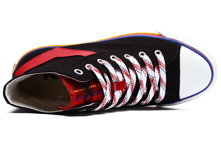 (W) PONY Canvas High-Top 'Black Red' 圖 4