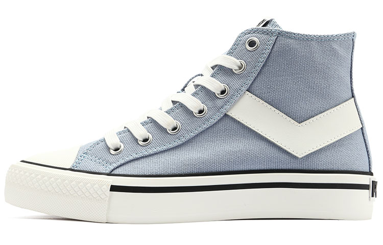 (W) PONY Canvas High-Top 'Grey Blue'