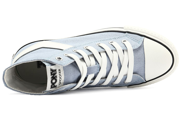(W) PONY Canvas High-Top 'Grey Blue' 圖 4