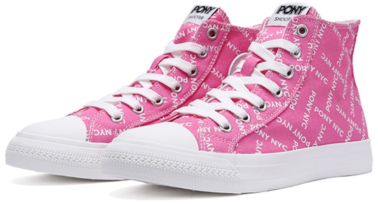 (Women) PONY Canvas High-Top 'Pink' 03W1SH02PK Lookbook (Women) PONY Canvas High-Top 'Pink' 03W1SH02PK