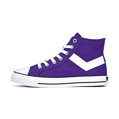 (W) PONY Canvas High Top 'Purple'