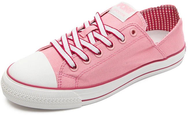 (W) PONY Canvas Low ''Rose'' 02W1SH03PK Order (W) PONY Canvas Low ''Rose'' 02W1SH03PK