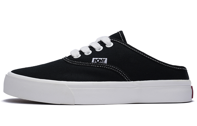 Buy (W) ポニー キャンバス スリッポン (黒) 242W1SS01BK