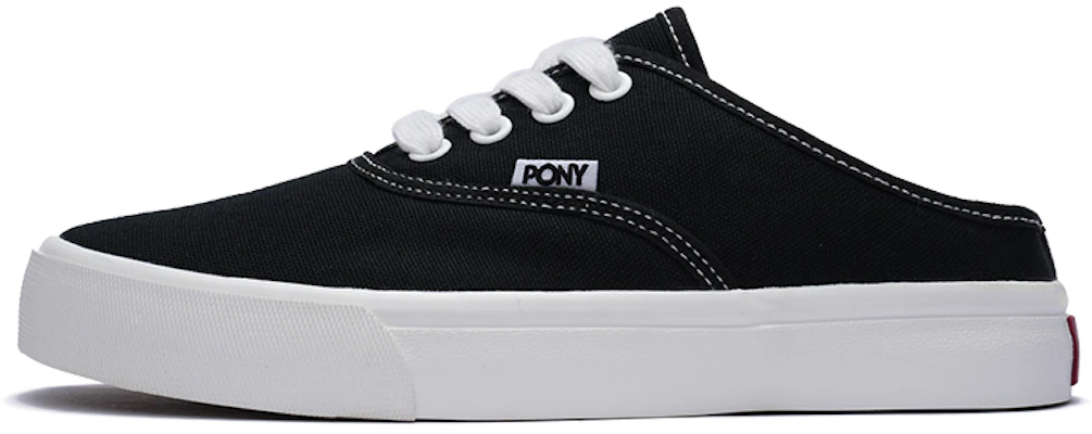 (W) ポニー キャンバス スリッポン (黒) 242W1SS01BK Buy (W) ポニー キャンバス スリッポン (黒) 242W1SS01BK