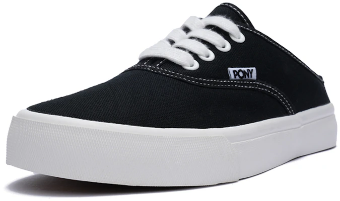 (W) ポニー キャンバス スリッポン (黒) 242W1SS01BK Order (W) ポニー キャンバス スリッポン (黒) 242W1SS01BK