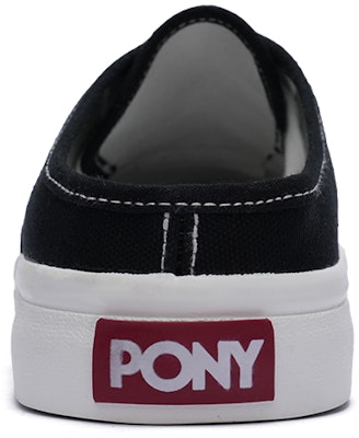 (Women) PONY Canvas Slip-On 'Black' 242W1SS01BK Shop (Women) PONY Canvas Slip-On 'Black' 242W1SS01BK