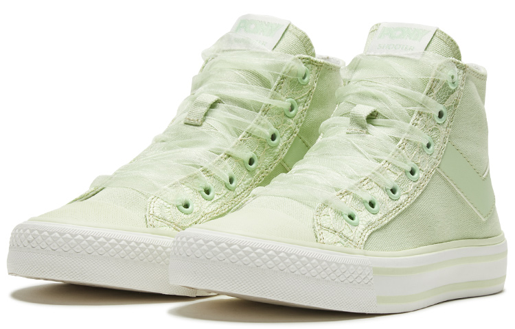(W) PONY Canvas Sneaker 'Solid Fruity Green' 圖 2