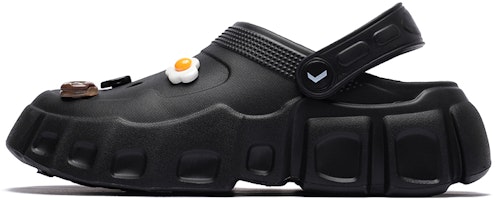 (Women) PONY Casual Breathable Clogs 'Black' 242W1CE19BK (Women) PONY Casual Breathable Clogs 'Black' 242W1CE19BK