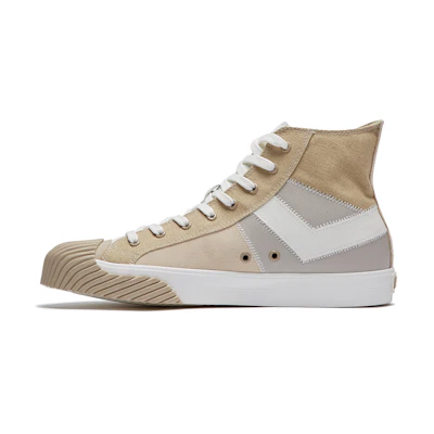 (W) PONY Casual Canvas Shoes Beige/Grey