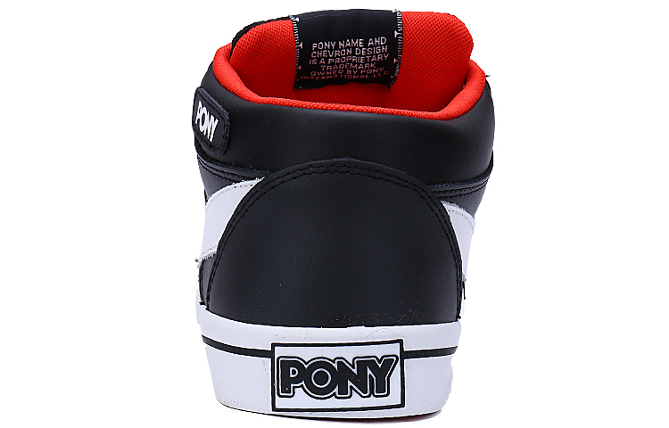 Shop (W) PONY 休闲时尚滑板鞋 '黑色' 93W1AT03BK