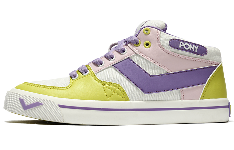 (W) PONY Casual Sneakers 'Pink Purple Patchwork'